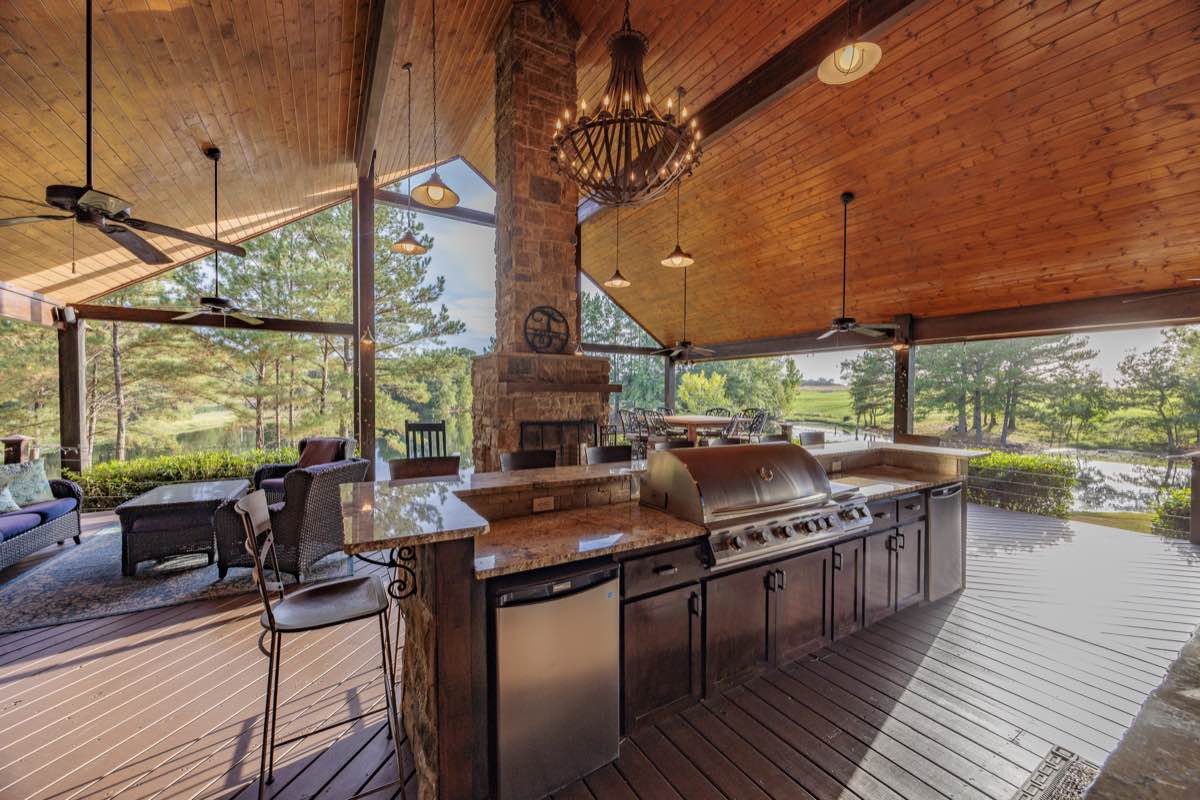 Lake House interior
